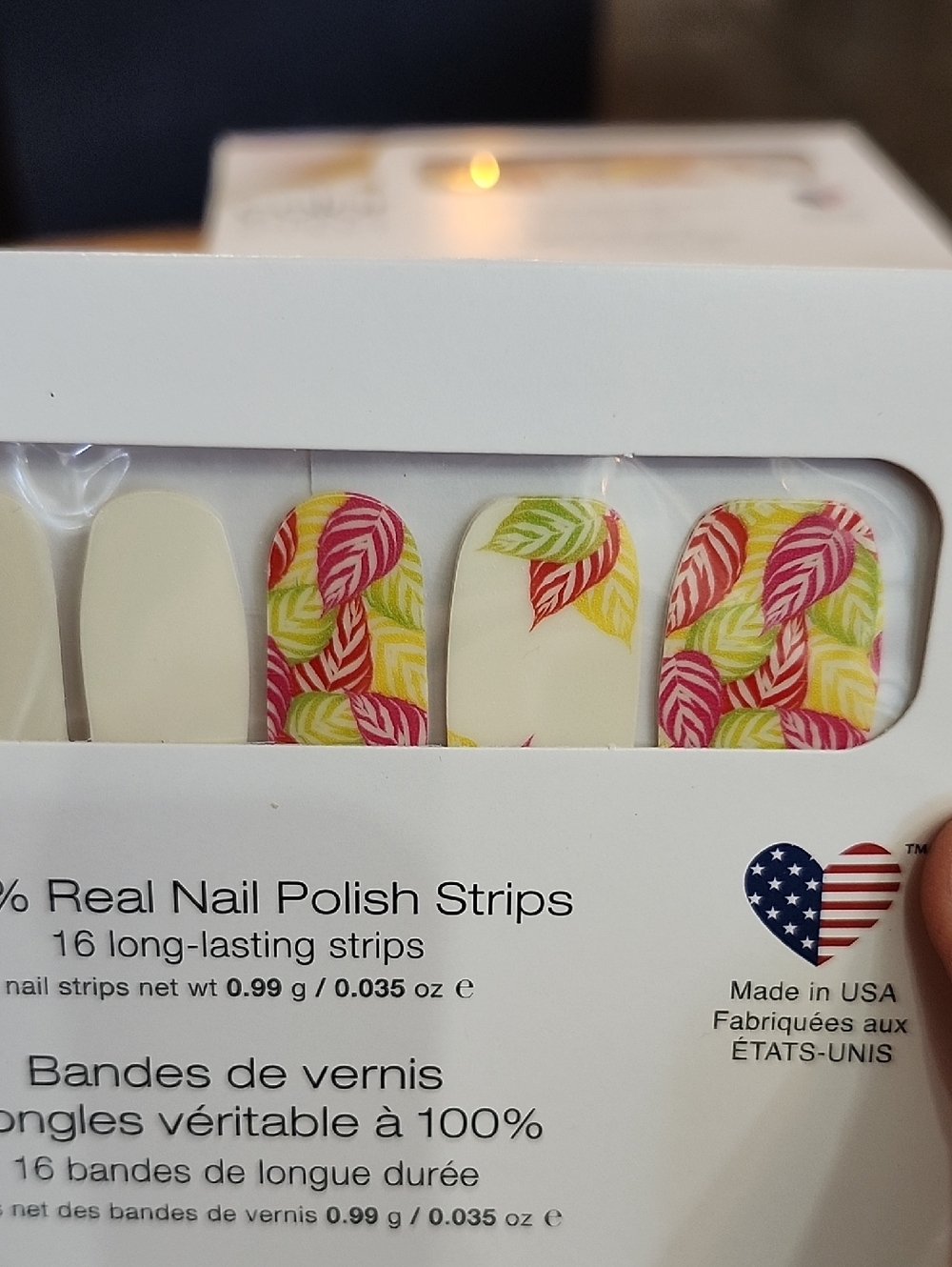💅B2G1 👉*NWT* COLOR STREET "AS IT FERNS OUT" 100% NAIL POLISH STRIPS ~TROPICAL
